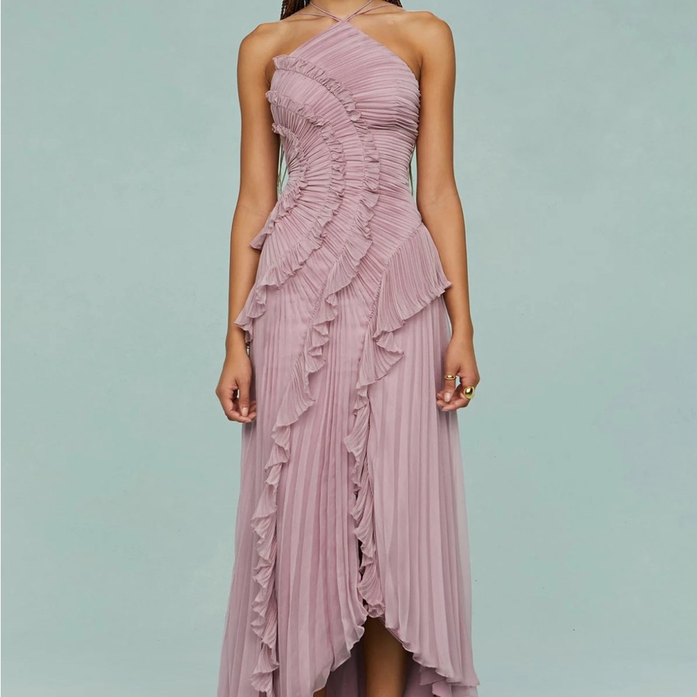 Elegant Pink Maxi Dress